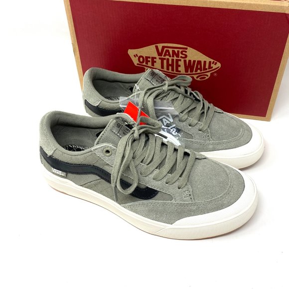 VANS Women's Size 8 VN0A3WKX2LA Berle Pro Skate Moss Gray Suede Low Top Sneaker - Picture 7 of 11